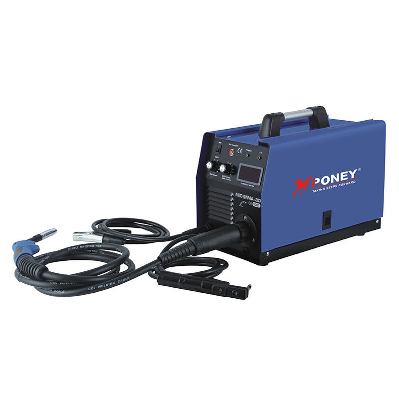 cheap price steel material inverter DC portable mig co2 gas welding machine with full accessories including china mig wire